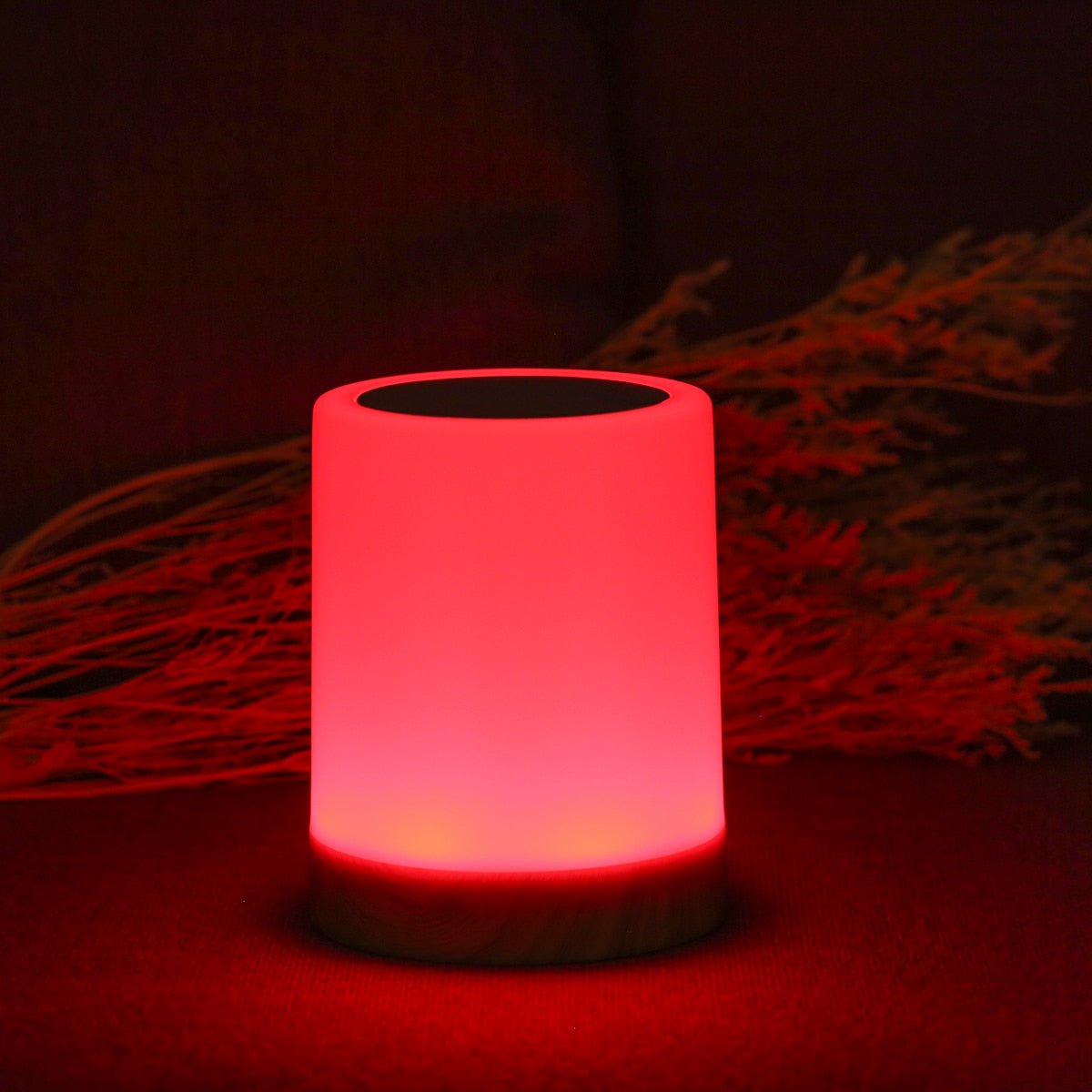 Stylish Wooden Desk Lamp with Touch Sensor