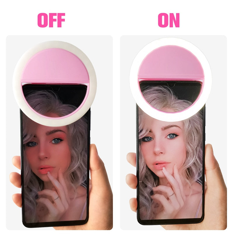 Compact Rechargeable Selfie Light