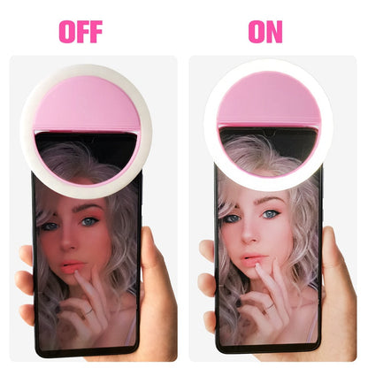Compact Rechargeable Selfie Light
