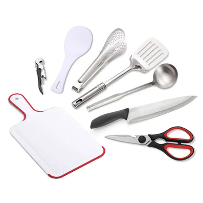 Compact Outdoor Cooking Stainless Steel Set