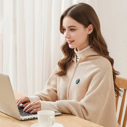 Portable USB-Powered Heated Shawl Blanket