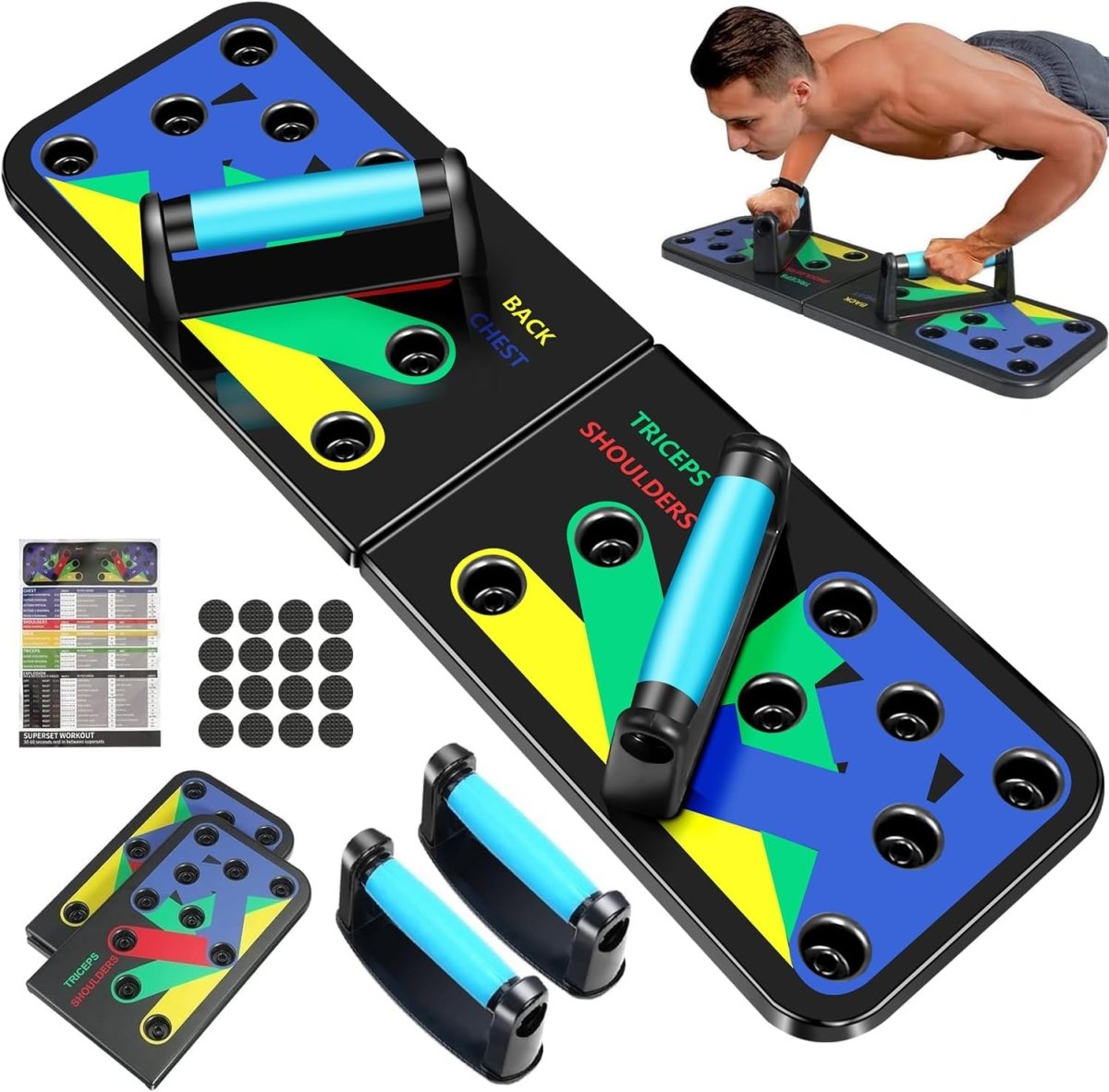 Cofik Push Up Trainer Board - Adjustable Home Gym Equipment