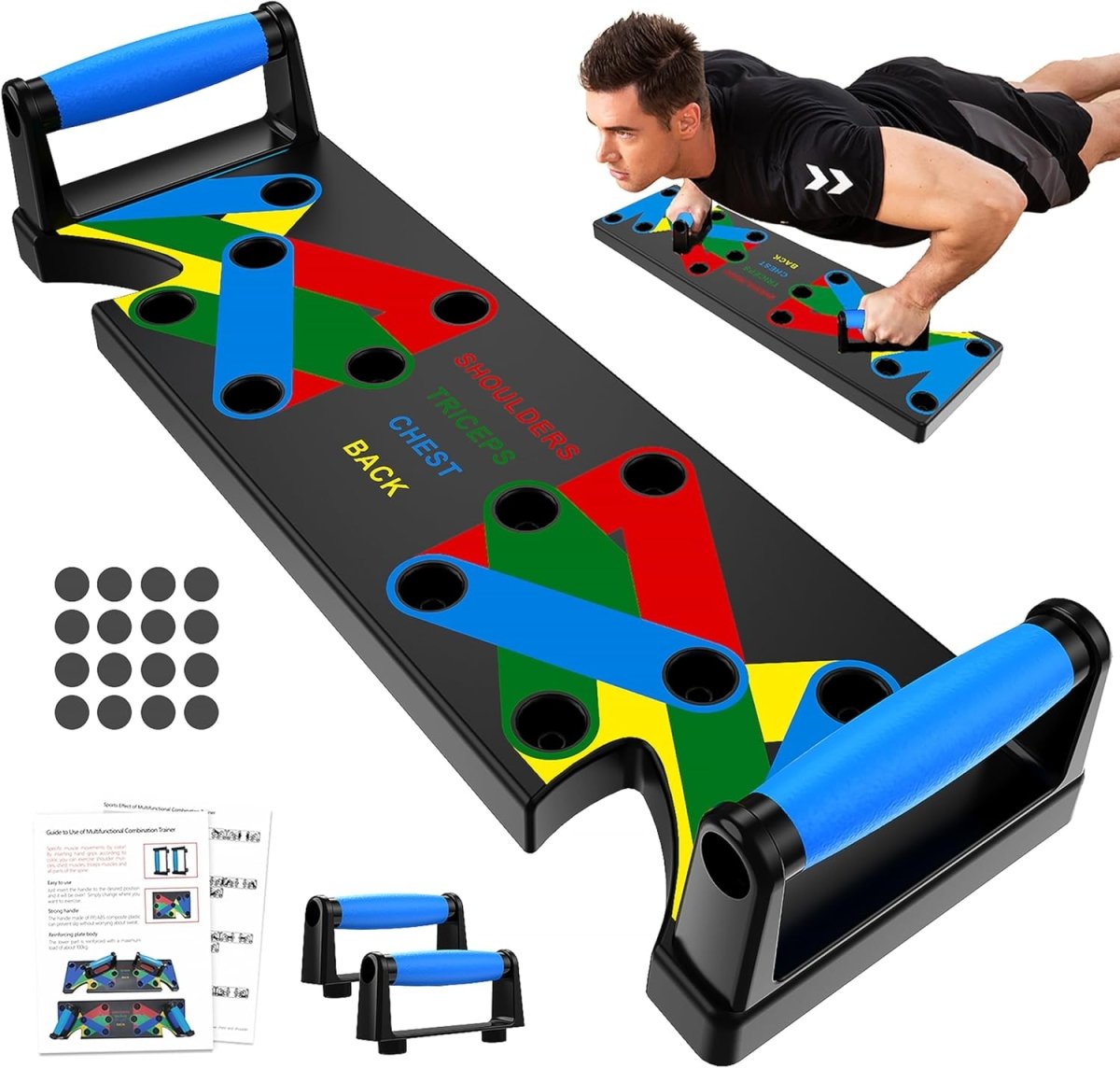 Cofik Push Up Trainer Board - Adjustable Home Gym Equipment
