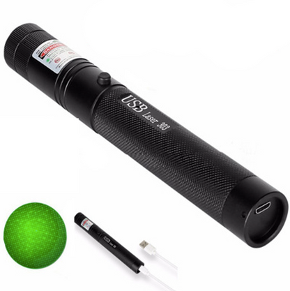 Bright Portable USB Laser Pointer Torch