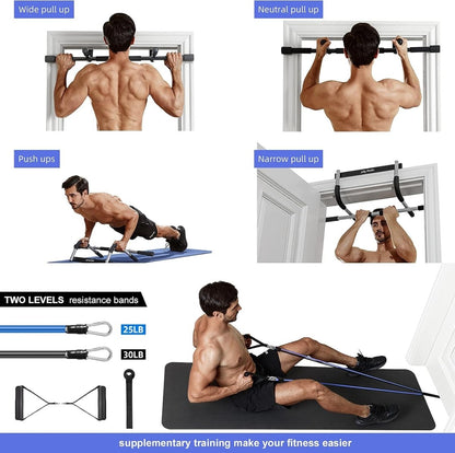 Strong Doorway Pull-Up Bar with Multiple Grips