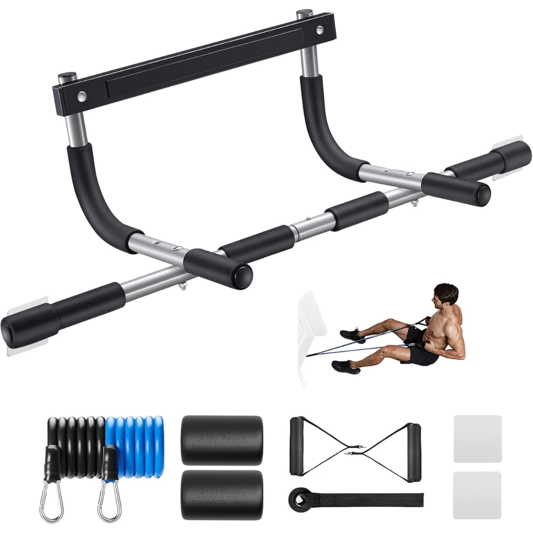Strong Doorway Pull-Up Bar with Multiple Grips