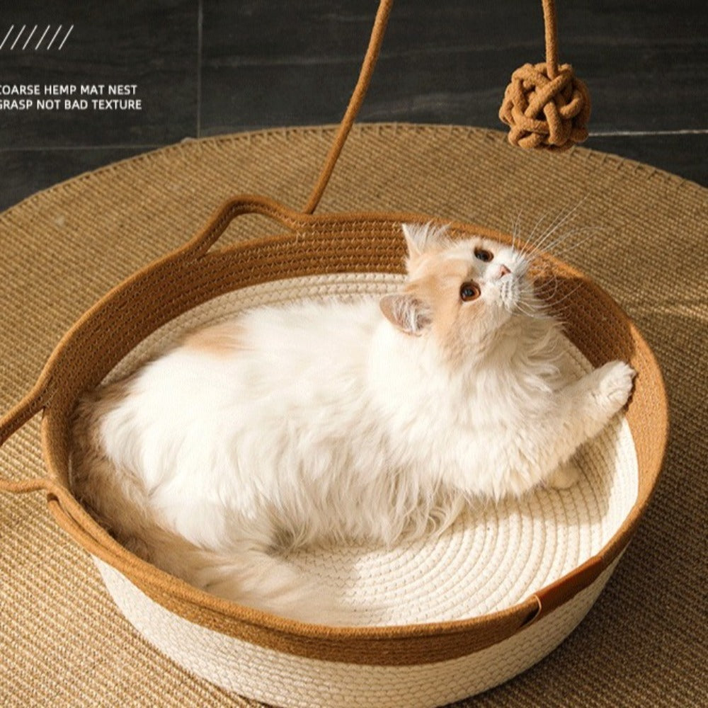 Natural Fiber Cat Nest Bed - Cofik