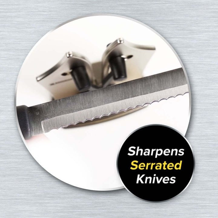 Easy Knife Sharpener - Sharpens Blades Quickly