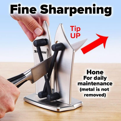 Easy Knife Sharpener - Sharpens Blades Quickly
