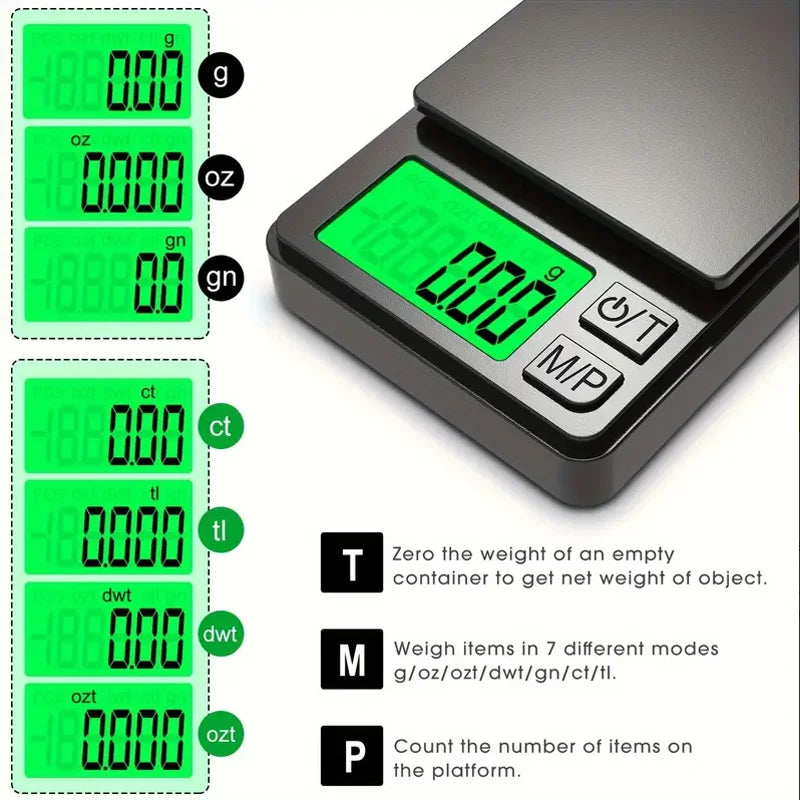 Precision Pro Digital Scale - Compact and Accurate for Travel