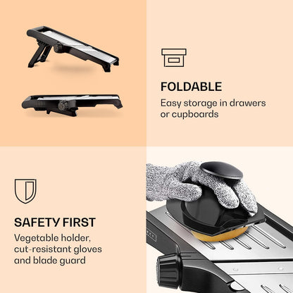 Cofik | Deluxe Kitchen Food Slicer with Safety Gloves