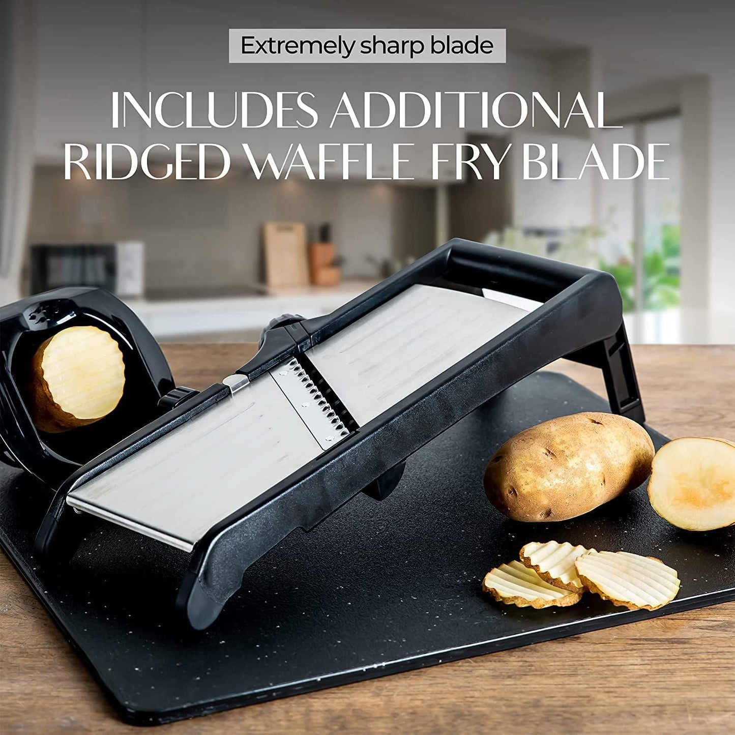 Cofik | Deluxe Kitchen Food Slicer with Safety Gloves