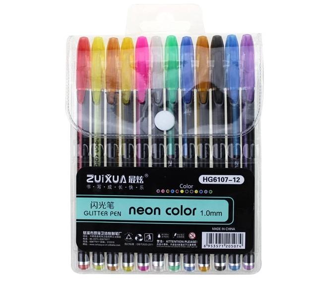 Colorful Glitter Ink Pens