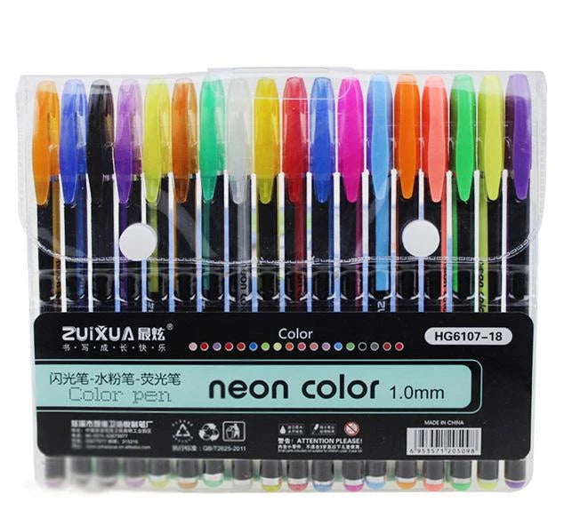 Colorful Glitter Ink Pens