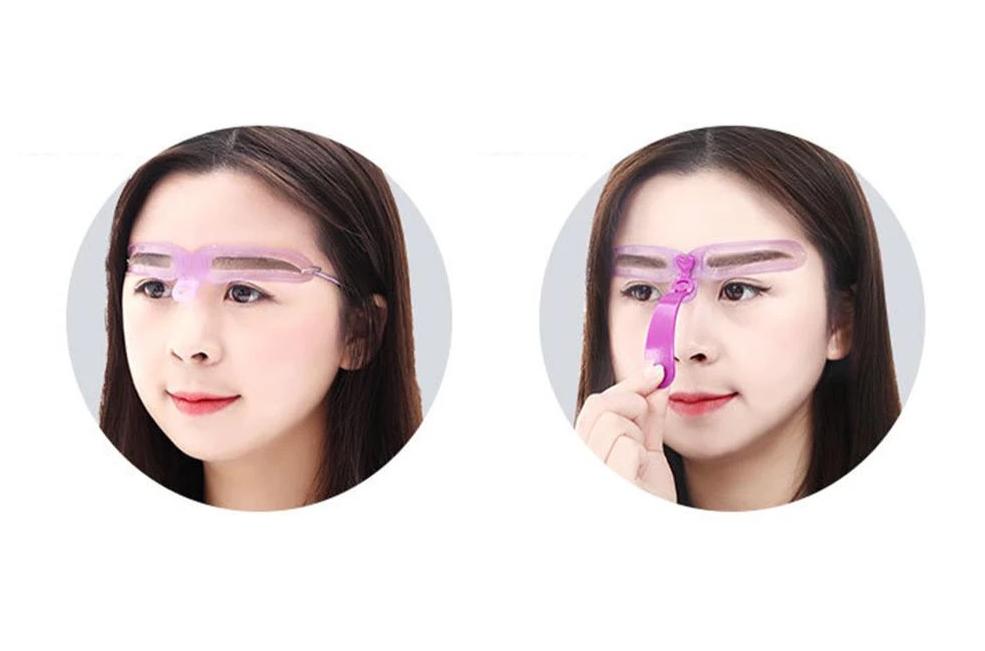 Precise Brow Shaping Guide Stencil