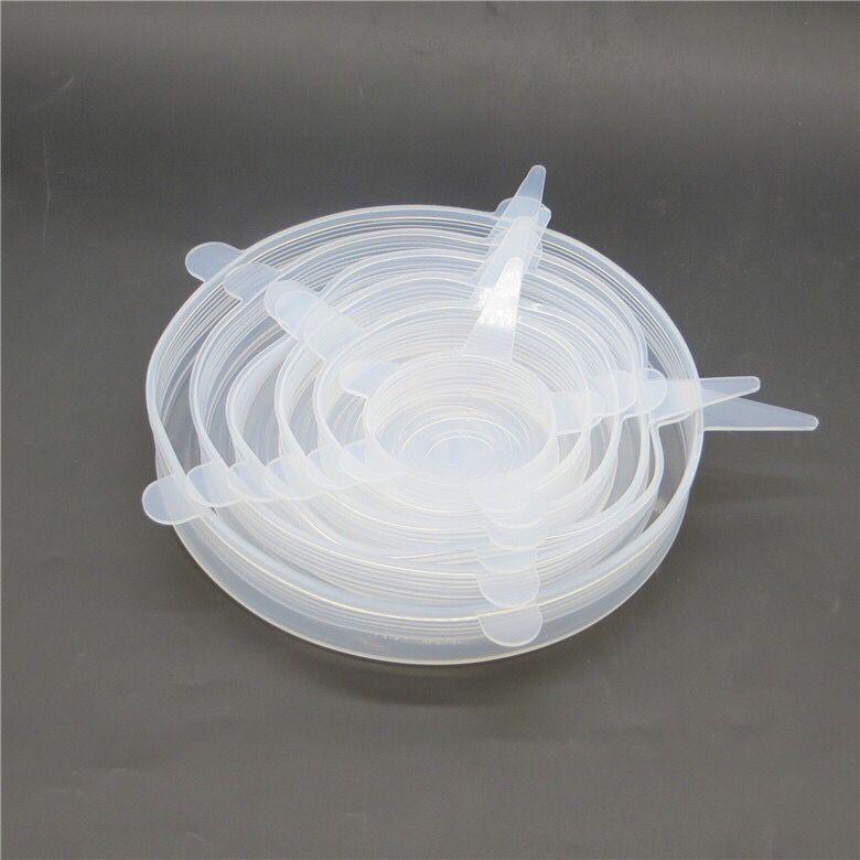 Reusable Silicone Food Covers Set
