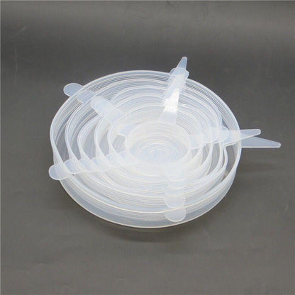 Reusable Silicone Food Covers Set