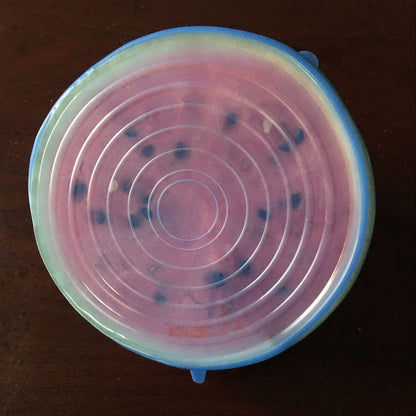 Reusable Silicone Food Covers Set