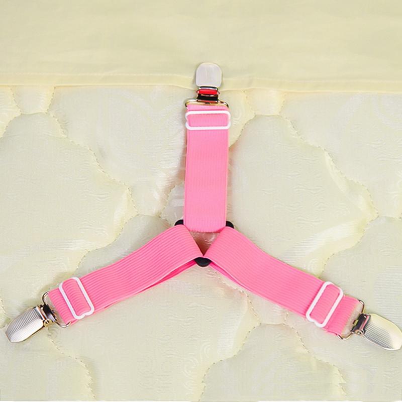 Easy Fit 4 Pack Bed Sheet Straps