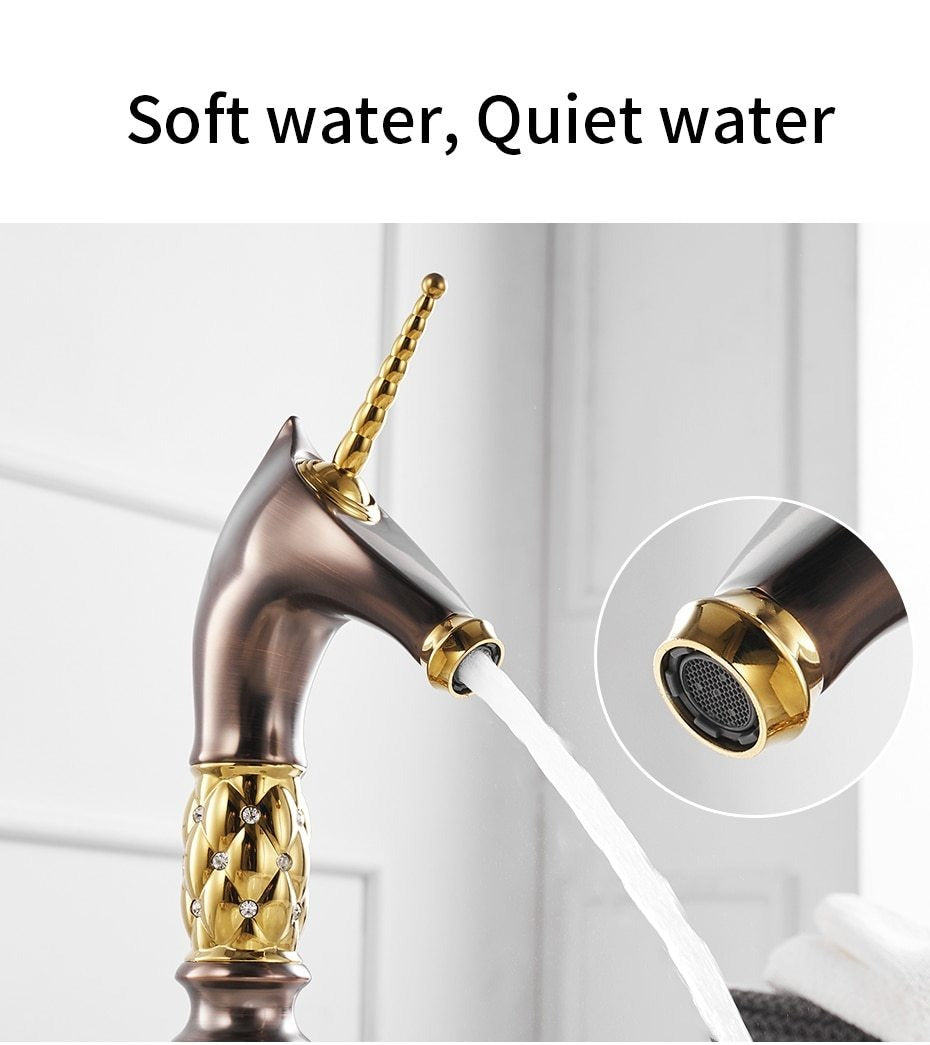 Colorful Unicorn Style Kitchen Faucet