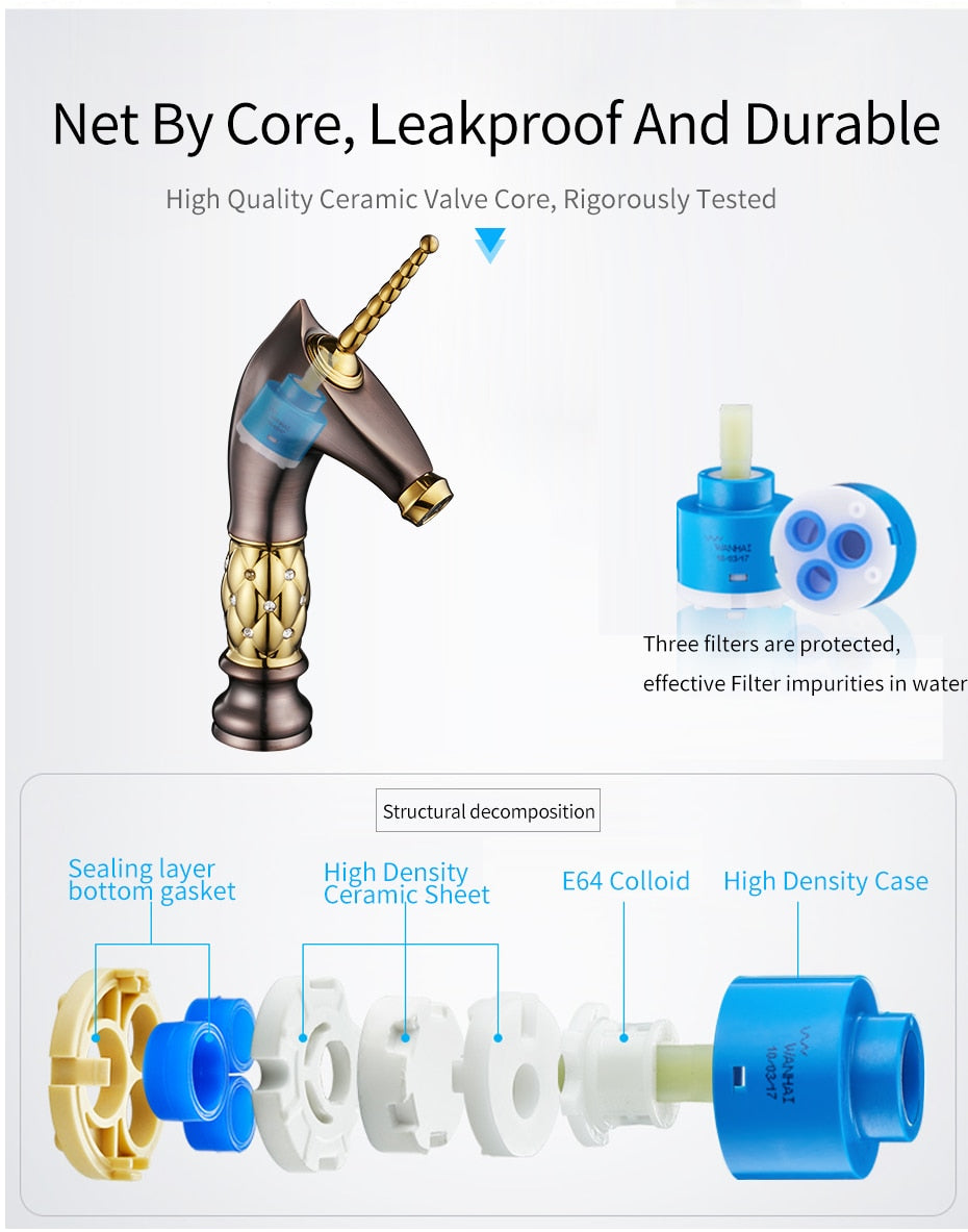 Colorful Unicorn Style Kitchen Faucet
