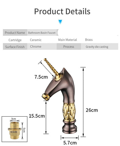 Colorful Unicorn Style Kitchen Faucet