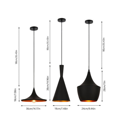 Sleek Scandinavian Hanging Pendant Light Lamp