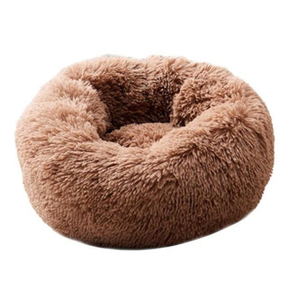 Plush Fake Fur Dog Bed