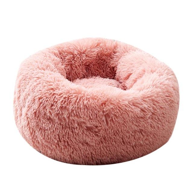 Plush Fake Fur Dog Bed