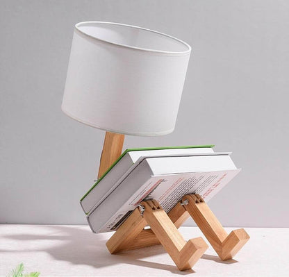 Fun Robot Desk Lamp with Book Stand