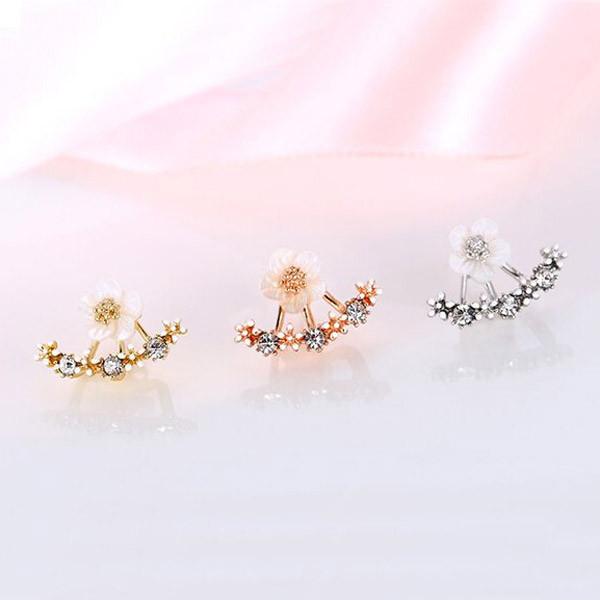 Delicate Floral Drop Earrings