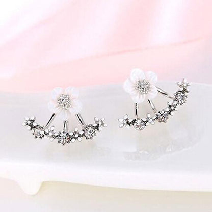 Delicate Floral Drop Earrings