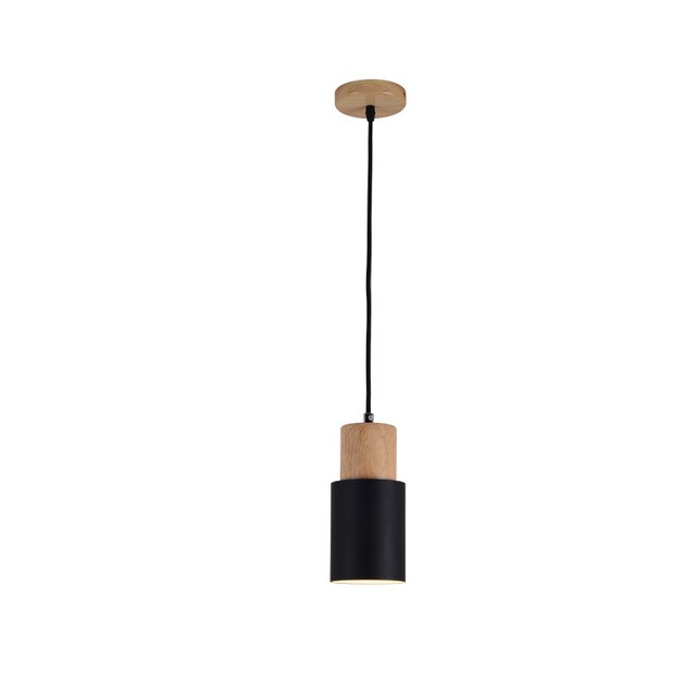 Rustic Wooden Hanging Pendant Light - Cofik