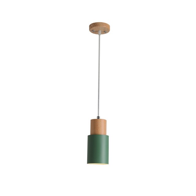 Rustic Wooden Hanging Pendant Light