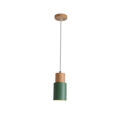 Rustic Wooden Hanging Pendant Light