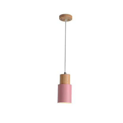 Rustic Wooden Hanging Pendant Light