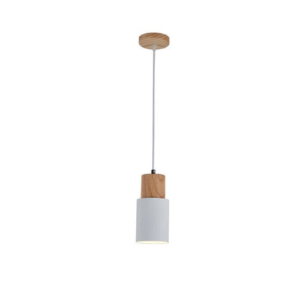 Rustic Wooden Hanging Pendant Light