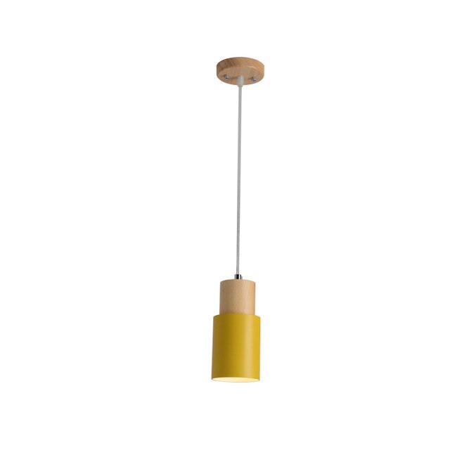 Rustic Wooden Hanging Pendant Light