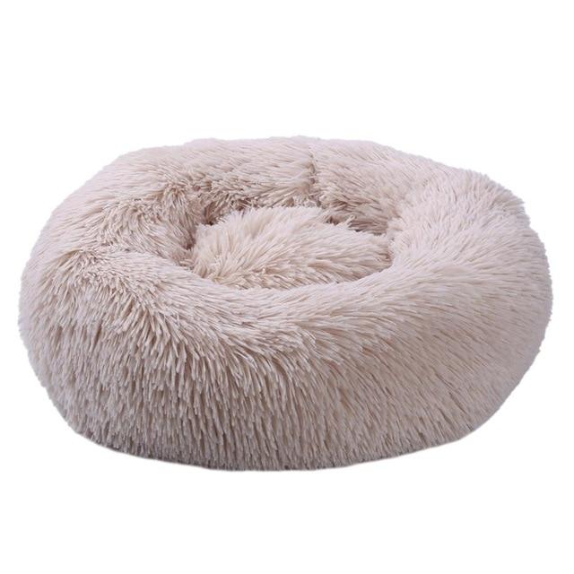 Plush Fake Fur Dog Bed
