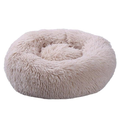 Plush Fake Fur Dog Bed