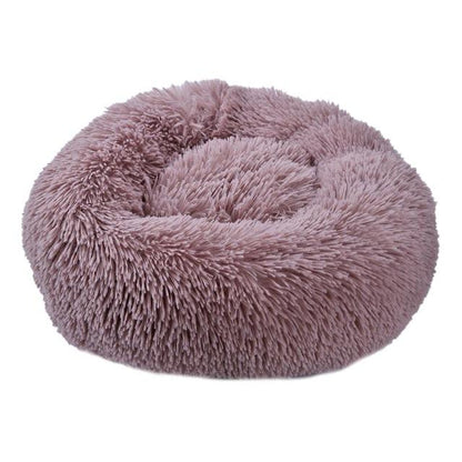 Plush Fake Fur Dog Bed