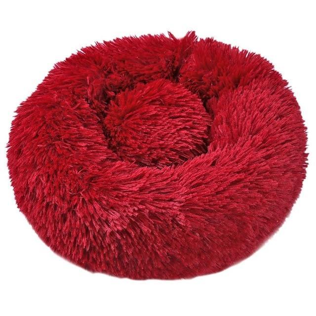 Plush Fake Fur Dog Bed