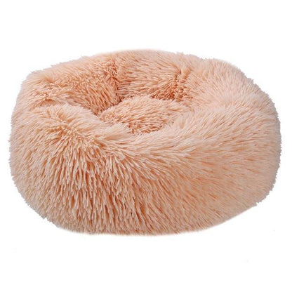 Plush Fake Fur Dog Bed