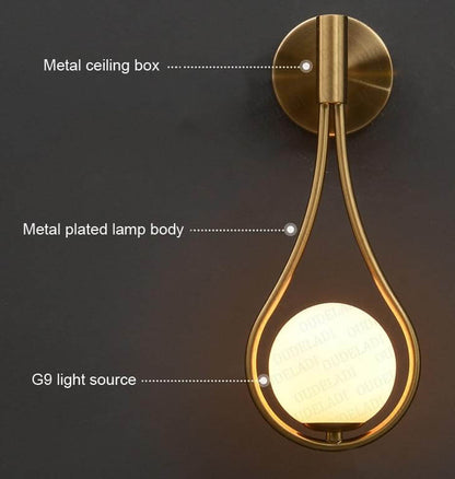 Simple Scandinavian White Wall Light | Noxord