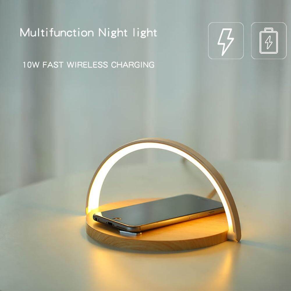 Dual Function Wireless Charging Desk Lamp