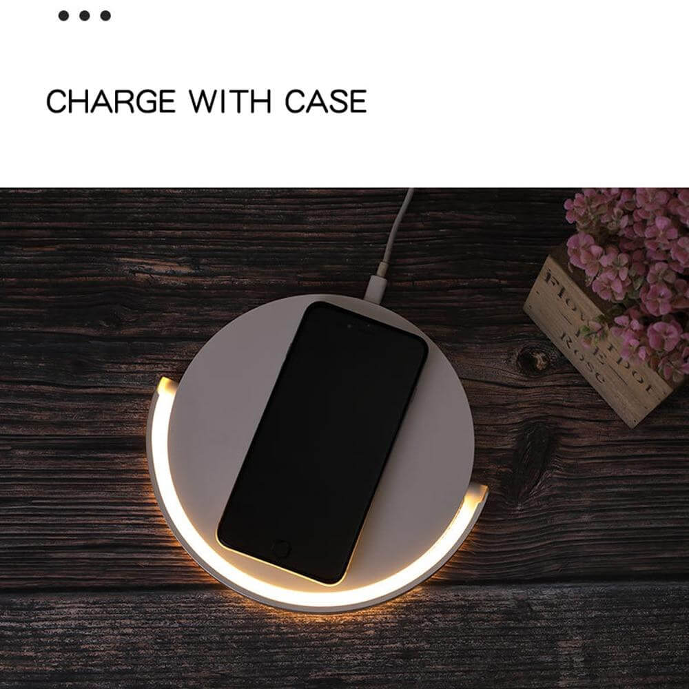 Dual Function Wireless Charging Desk Lamp