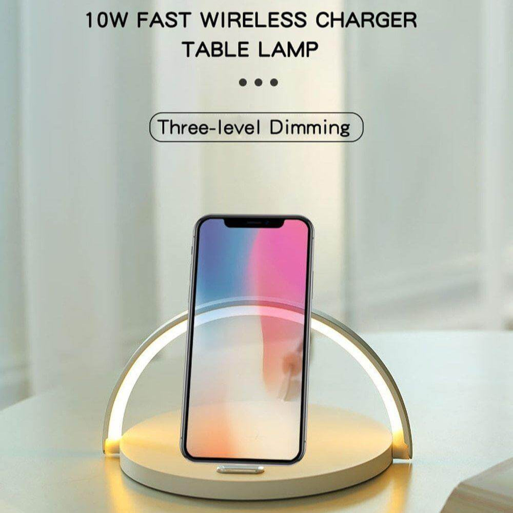 Dual Function Wireless Charging Desk Lamp