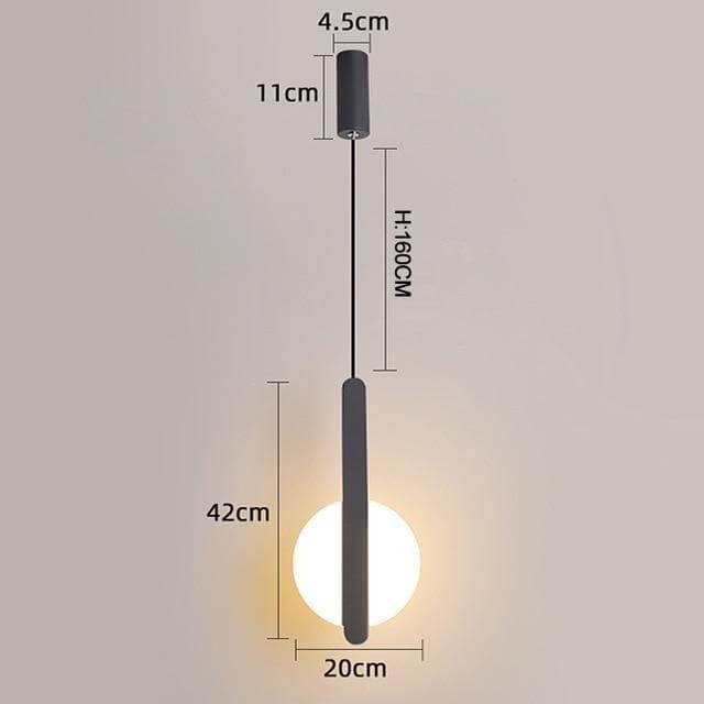 Stylish Half Moon Led Chandelier