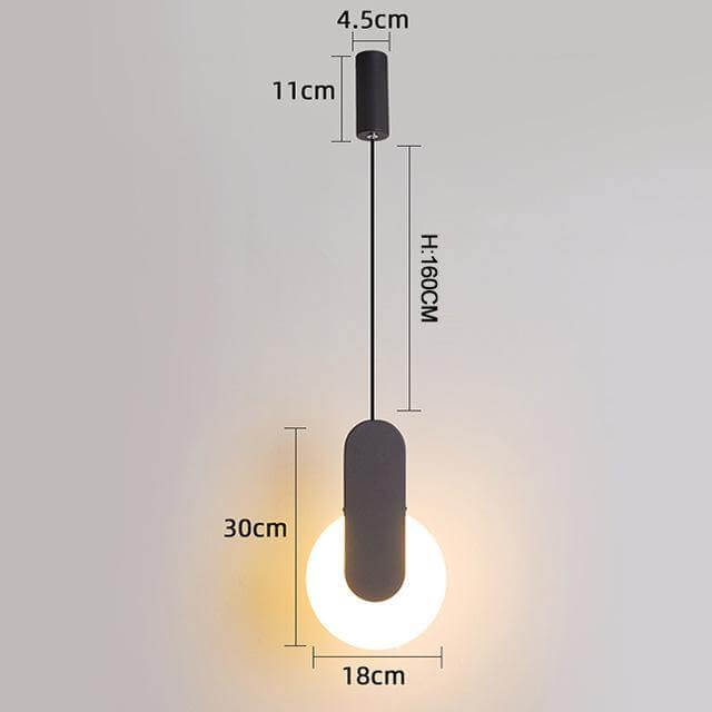 Stylish Half Moon Led Chandelier