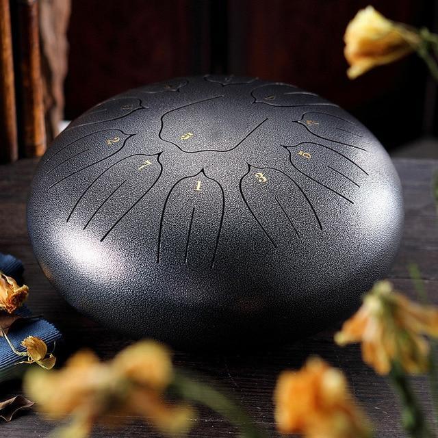 Portable 8 Note Metal Tongue Drum